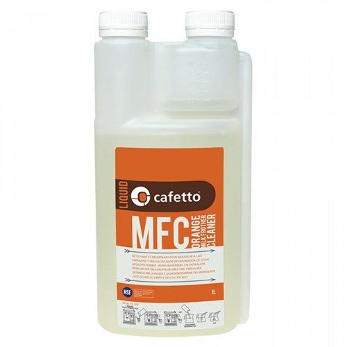 Cafetto Milk Frother Cleaner 1L Orange (Alkaline)