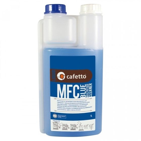Cafetto Daily Milk Frother Cleaner 1L - Blue (Alkaline)